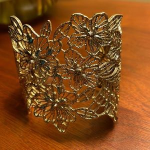 Floral Cuff Bracelet